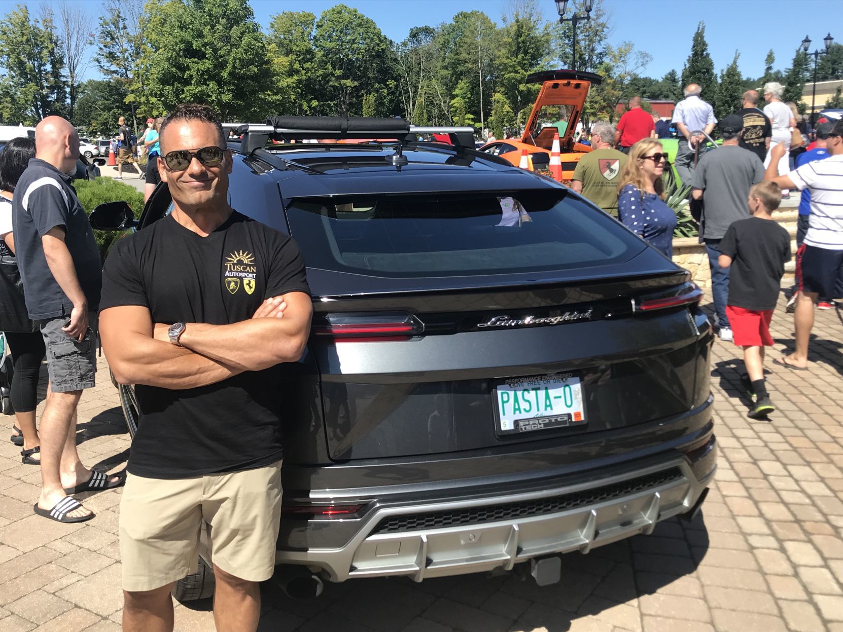 Joe Faro at Lamborghini show